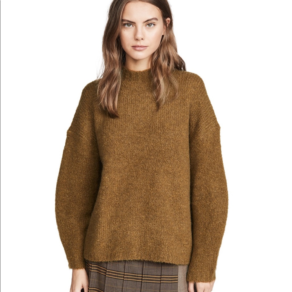 NWT $450 3.1 Phillip Lim Long Sleeve Shoulder Pullover Sweater